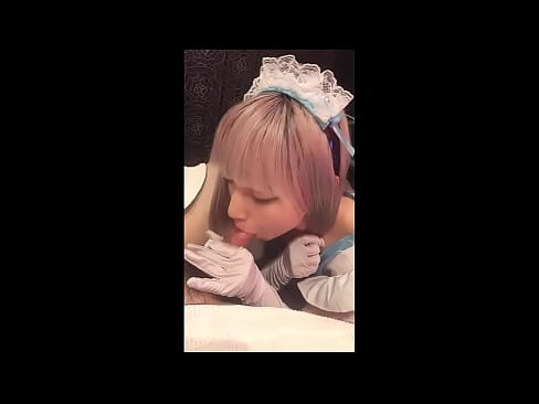 ❤️ Japanese Idol [mayuka], French maid costume, part 1, blowjob and jerk off with lotion ❤❌ Porno sa amin ❤